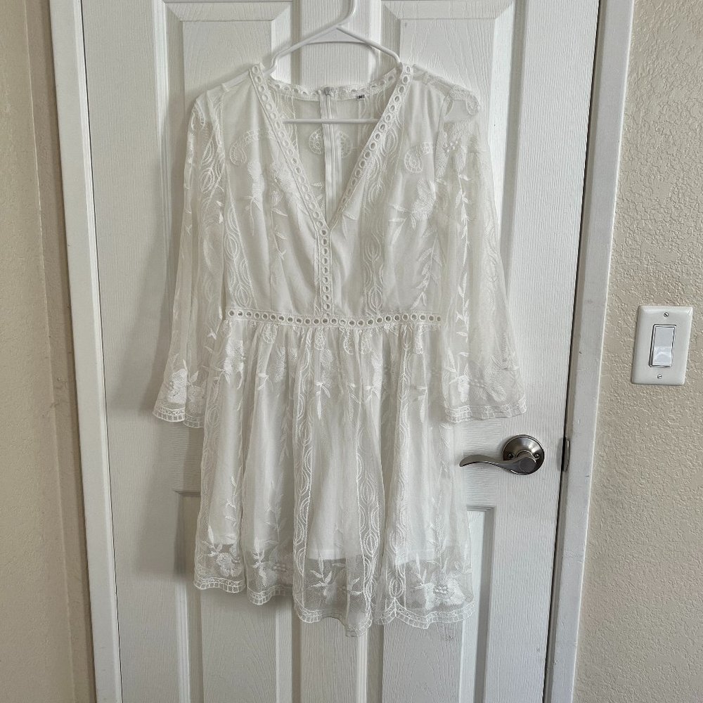 White Lace Dress